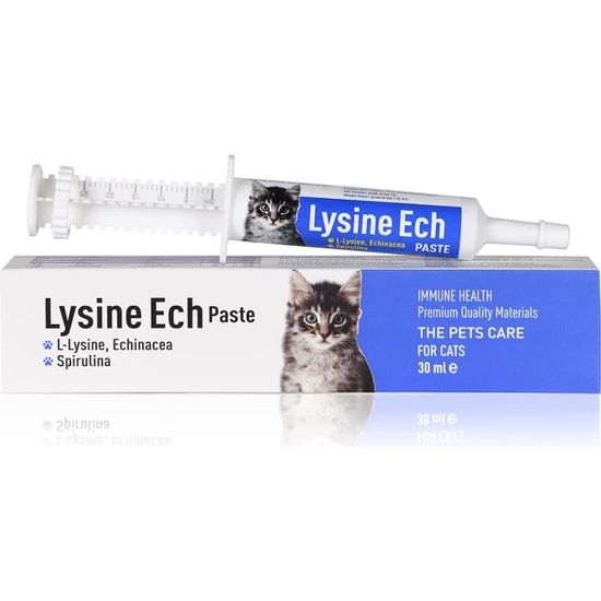 مکمل تقویت کننده سیستم ایمنی گربه Lysine Ech Paste وزن 30 میلی گرم