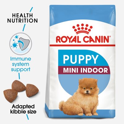 غذای خشک توله سگ رویال کنین مدل مینی ایندور پاپی Mini Indoor Puppy وزن 1.5 کیلوگرم