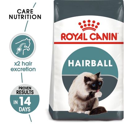 غذای خشک گربه رویال کنین مدل هربال Hairball Care وزن 2 کیلوگرم